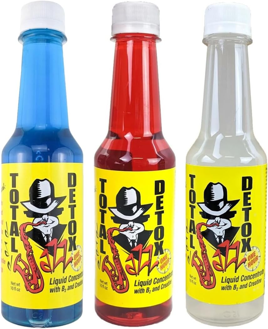 10oz Jazz Total Detox Liquid Concentrate with B2 & Creatine Variety Pack (3)