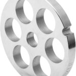 #12 Stainless Steel Meat Grinder Plate Discs Blades for Kitchenaid Mixer FGA Food Chopper and Hobart, LEM, Cabelas, Weston, MTN Meat Grinders