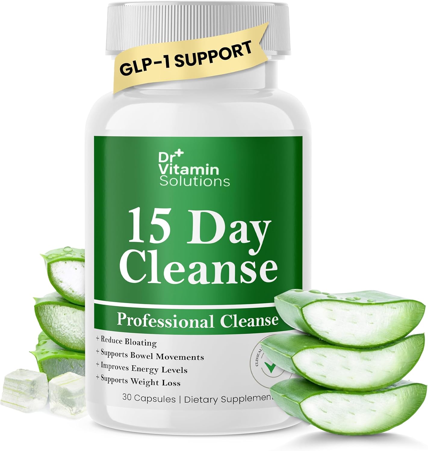 15 Day Gut Cleanse Detox for Women, GLP-1 Support – Natural Colon & Detox Cleanse for Weight Loss – Bloating & Constipation Relief – Flushes Toxins & Supports Immunity – 30 Ct.