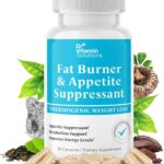 Fat Burner for Women & Men - Appetite Suppressant for Weight Loss - Pills with Chromium, Caffeine & Green Tea Extract - Metabolism Booster Thermogenic Weight Loss - 35 Capsules