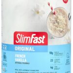 SlimFast Meal Replacement Powder, Original French Vanilla, Weight Loss Shake Mix, 10g of Protein, 14 Servings (Packaging May Vary)