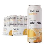 Fasting Electrolytes - Hunger Suppressant with Vitamins & Minerals – FAST:RX Lemon Sparkling - Sugar-Free - Zero Calories - Zero Carbs – 16Oz Can - 12 Pack
