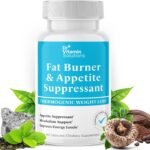 Fat Burner for Women & Men - Appetite Suppressant for Weight Loss - Pills w/Metabolism Booster Thermogenic Weight Loss Supplement - Includes Chromium & Green Tea Extract - 60 Capsules