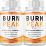 (2 Pack) Burn Peak Capsules, Official Burnpeak Pink Salt Pills with All Natural Ingredients, Advanced BurnPeak Health Supplement with Premium Vitamins for Active Lifestyle Support (120 Capsules)