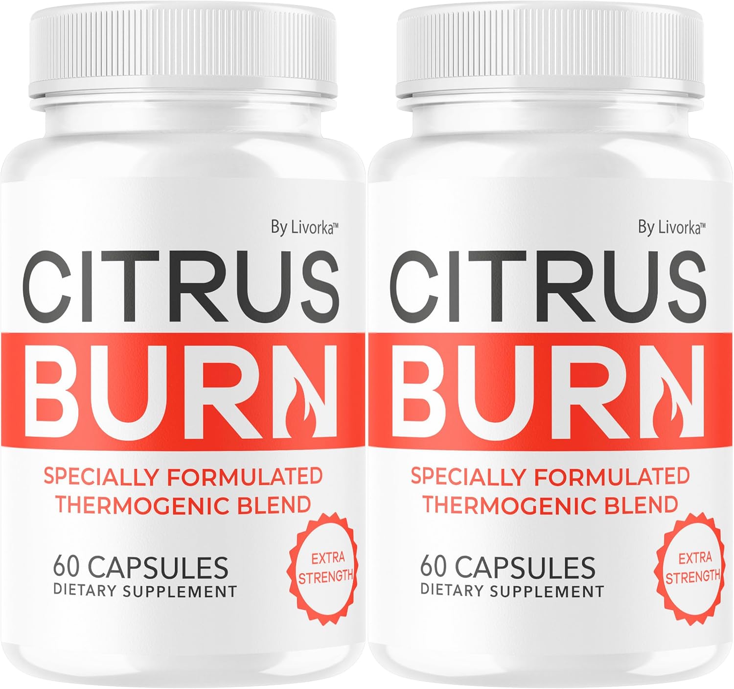 (2 Pack) Citrus Burn Capsules – Official CitrusBurn Pills Supplement Support All Natural Ingredients Advanced Formula Premium Multivitamin for Overall Health & Wellness, 120 Capsules for 2 Months