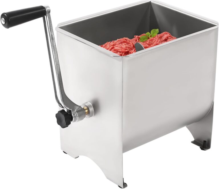 20lbs Manual Meat Mixer Stainless Steel Meat Mixer for Sausage Manual Meat Grinder Sausage Mixer Machine Meat Processing Equipment for Seasonings