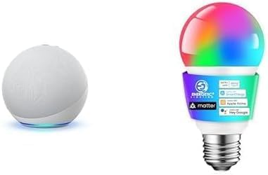 Echo Dot with Energetic Smart Color Bulb