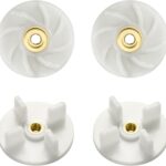 4 Pcak Jar Coupler for Preethi Eco Twin, Eco Plus, Steele, Blue Leaf Mixer Jars - Durable Replacement Part for Smooth Blending & Grinding