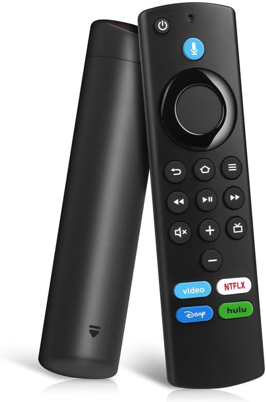 Remote Replacement Voice Control Compatible with All FireSeries, for Fire Smart TV Stick 4K/Lite/4K Max/HD, for Firestick Cube(3rd/2nd Gen), for Insignia,Pioneer Smart TV Green hulu Button