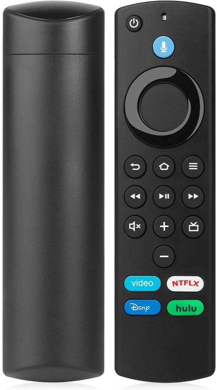 Replacement Remote for FireSeries, Insignia Smart TVs Stick and TVs Cube, Voice Remote Compatible with FireStick(2nd/3rd Gen/Lite/4K/4K Max), Smart TVs 3rd Gen & TVs Cube(1st/2nd/3rd Gen)
