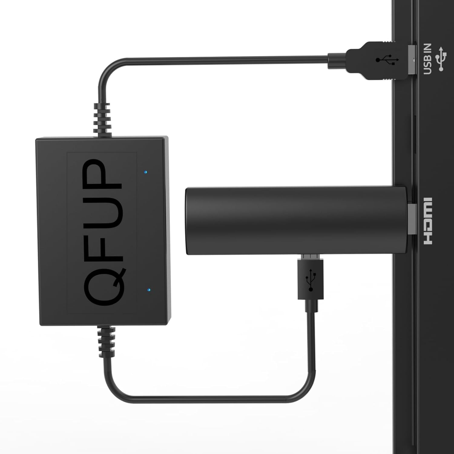 QFUP USB Power Cord Power Adapter for Fire TV Stick,Powers Fire Stick Directly Form Your TV’S USB Port（Eliminates The AC Outlet and The Long Power Cable