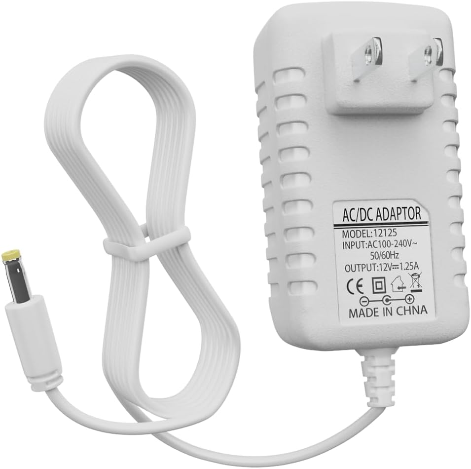 Pinkind 15W Power Adapter for Echo Dot and Echo Devices, 6.5 Ft