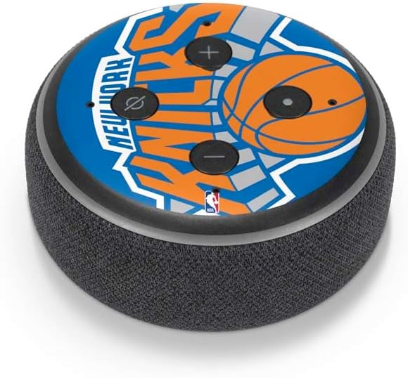 Skinit Decal Audio Skin Compatible with Amazon Echo Dot 3 – Officially Licensed NBA New York Knicks Large Logo Design