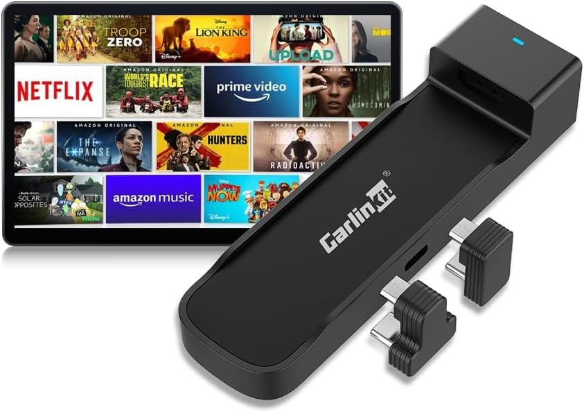 Carlinkit Car TV Mate Only for Cars with Factory Wired CarPlay Function, Compatible with Fire TV Sticks – Seamless Streaming, No Extra Devices Needed,2.4GHz WiFi/Supports Online Upgrade