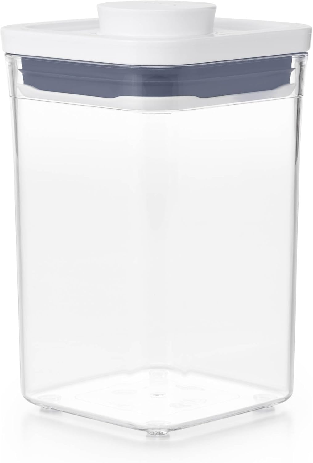 OXO Good Grips POP Container – Airtight Food Storage – Small Square Short 1.1 Qt Ideal for 1 lb of brown sugar or confectioner’s sugar