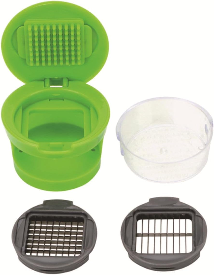 1pc Premium Stainless Steel Multifunctional Garlic Press, Manual Mincer, Slicer & Grater – Essential Kitchen Gadget for Home and Restaurant Use