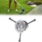 6 Inches Steel Wire Grass Trimmer Head, 2026 Upgraded Universal Wire Trimmer Head Replacement, Durable Mower Replacement Head for Most Lawn Mower, Bore 0.2 Inch (1, 3 Blade)