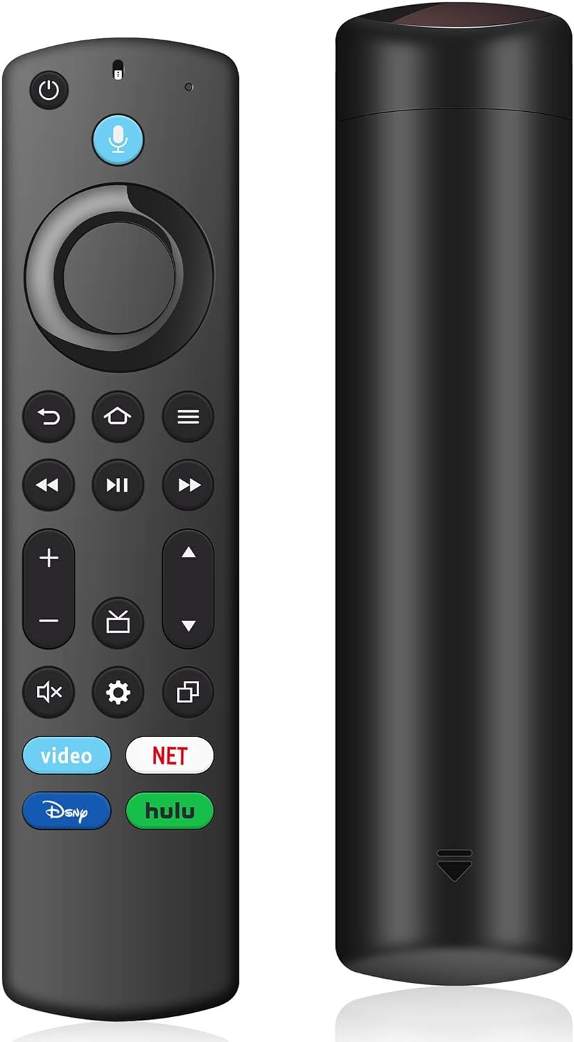 Replacement FireStick Remote Fit for Fire Smart TV Stick (2nd/3rd Gen), Stick Lite/4K Max/4K, TV Cube(1st/2nd/3rd Gen), Smart TV (3rd Gen), for Toshiba/Insignia/Pioneer TV