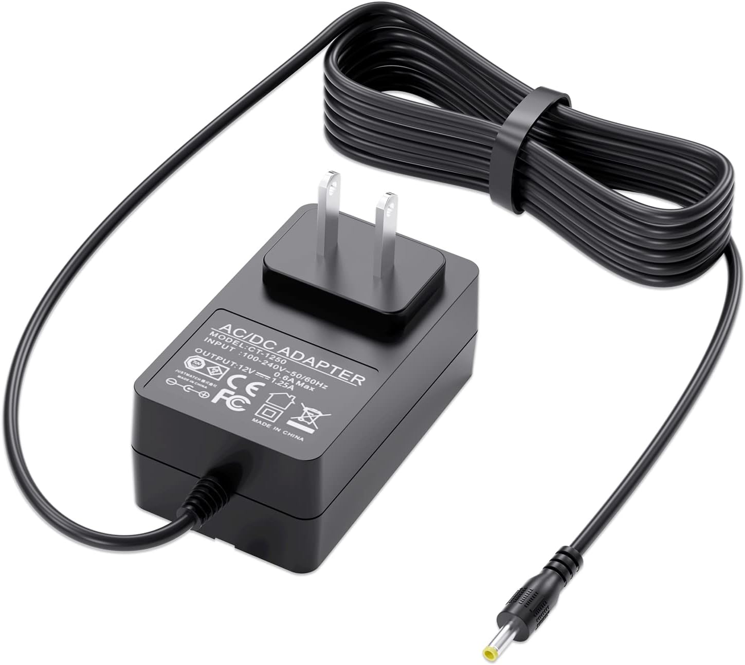 VHBW 15W Replacement for Alexa Echo Cord for Echo Dot Charger for Echo Dot 3rd & 4th Gen, Echo Show 5, Dot 3rd & 4th Gen with Clock, Dot Kids Edition, Spot, Fire TV Cube Power Cord