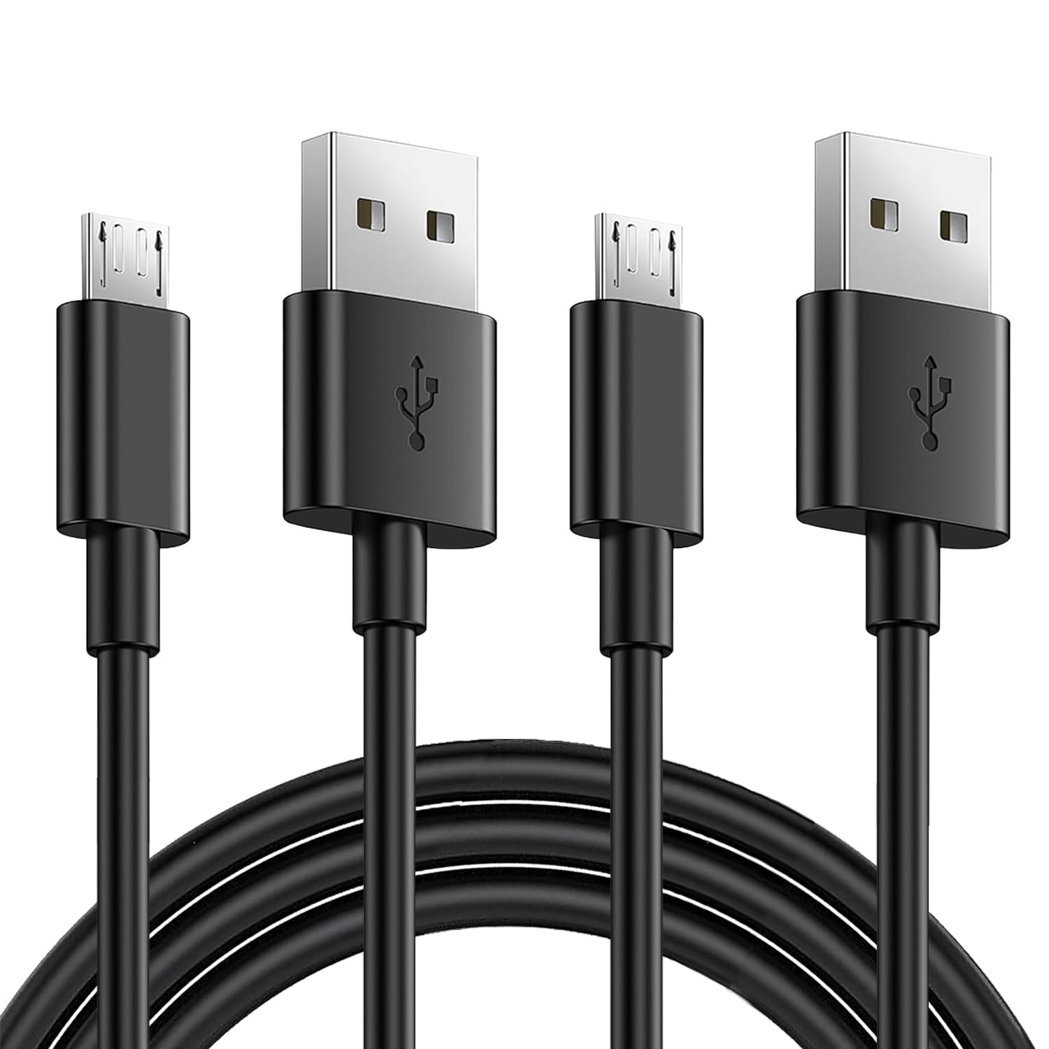 2-Pack 6FT Power Cord Cable for Amazon Fire TV Stick, Roku Streaming Stick, Express Plus, Premier/Plus, Roku Voice Remote Pro Micro USB Adapter Charging Cable Cord