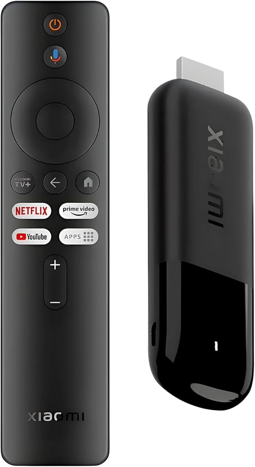Xiaomi TV Stick 4K (2nd Gen) Streaming Media Player Device Google TV Cast Dolby Vision HDR10+ Atmos Dual Band Wi-Fi 6 with 360° Bluetooth Voice Remote Control