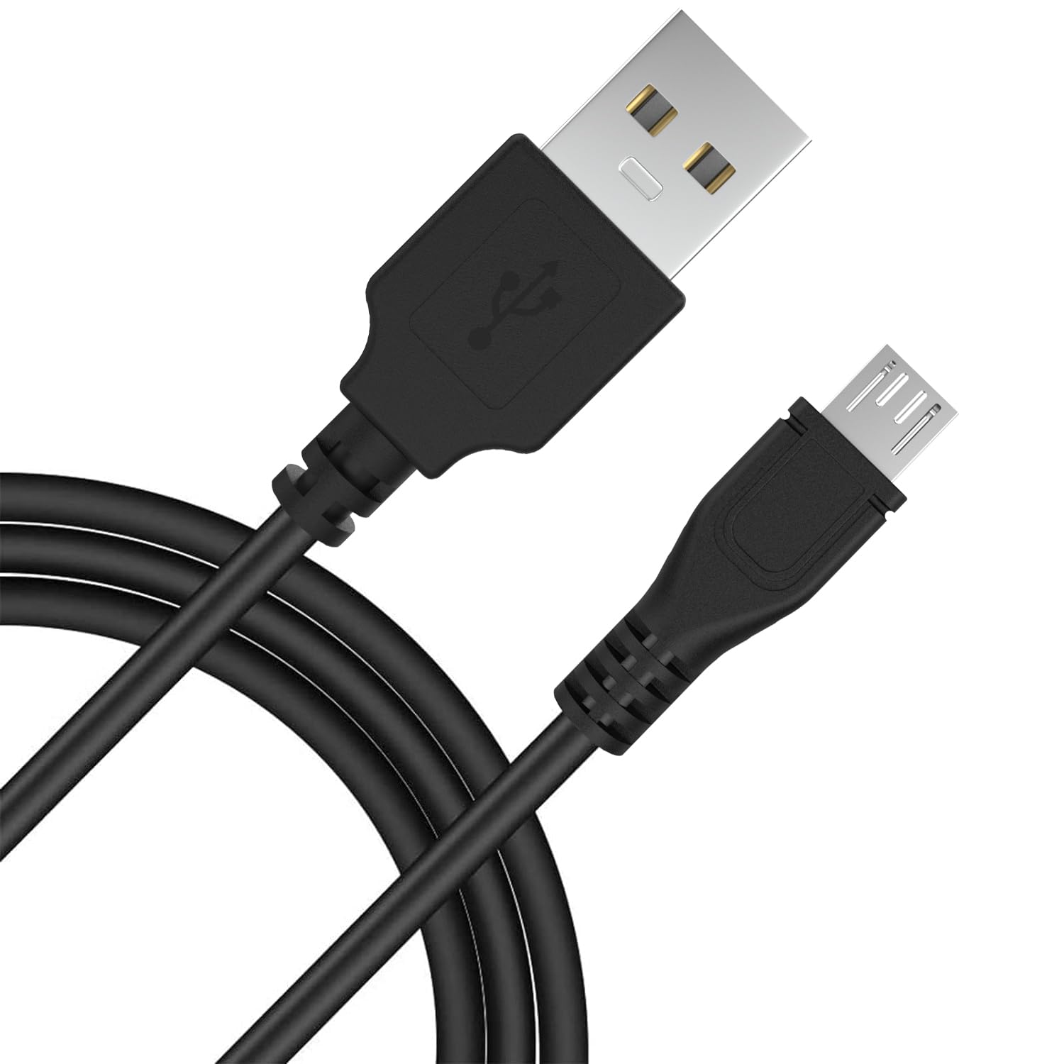 Replacement Echo Dot Charger Cord Micro USB Charging Power Cable Compatible with Amazon Echo Dot 2nd Generation Speaker, Bose QC35 QC35II QC25 QC20 Wireless Headphones 2.6ft