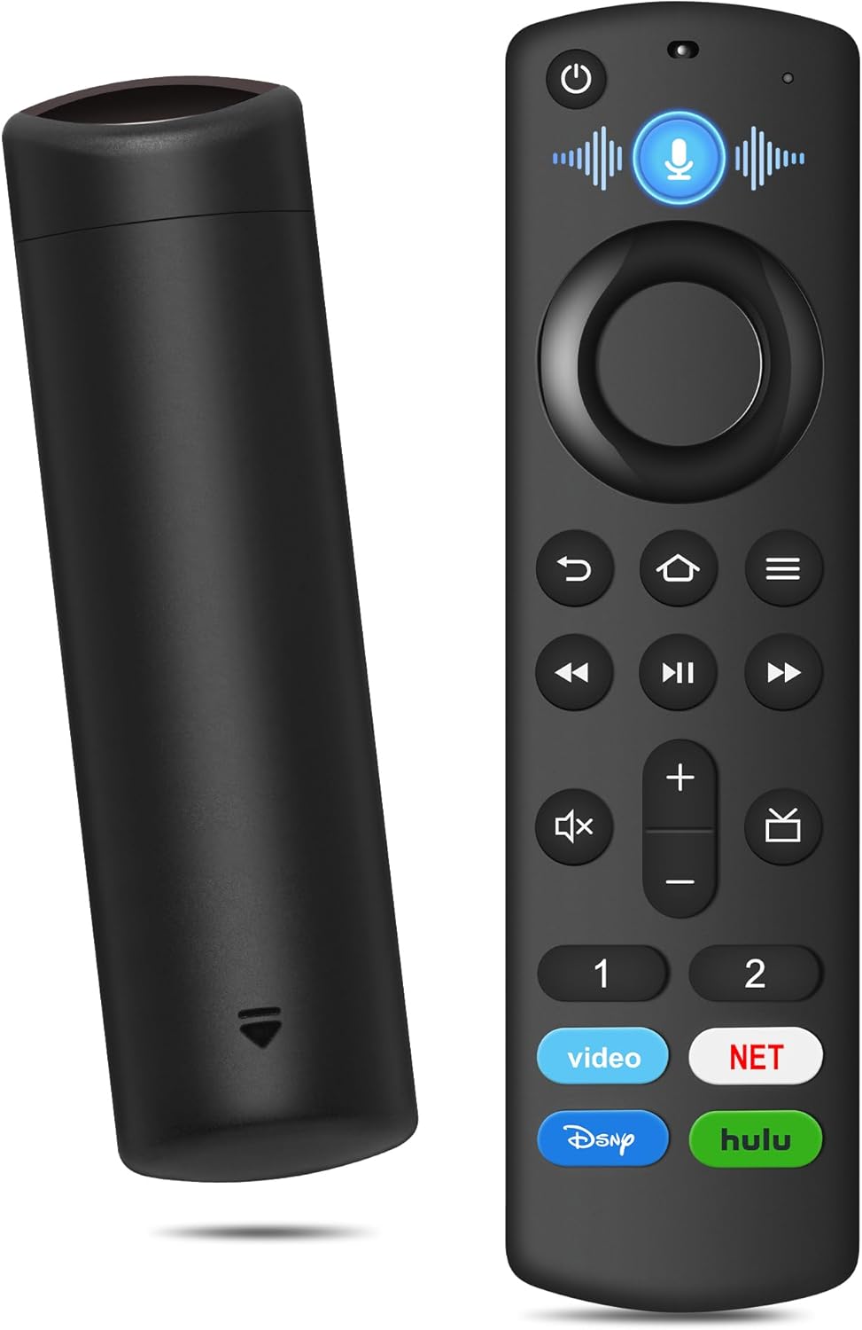 Replacement Remote Control Compatible with All Fire Series Insignia, Firestick Remote for TV 3rd Gen/Stick(4K/4K Max/Lite/HD) TV Cube with Voice Controller