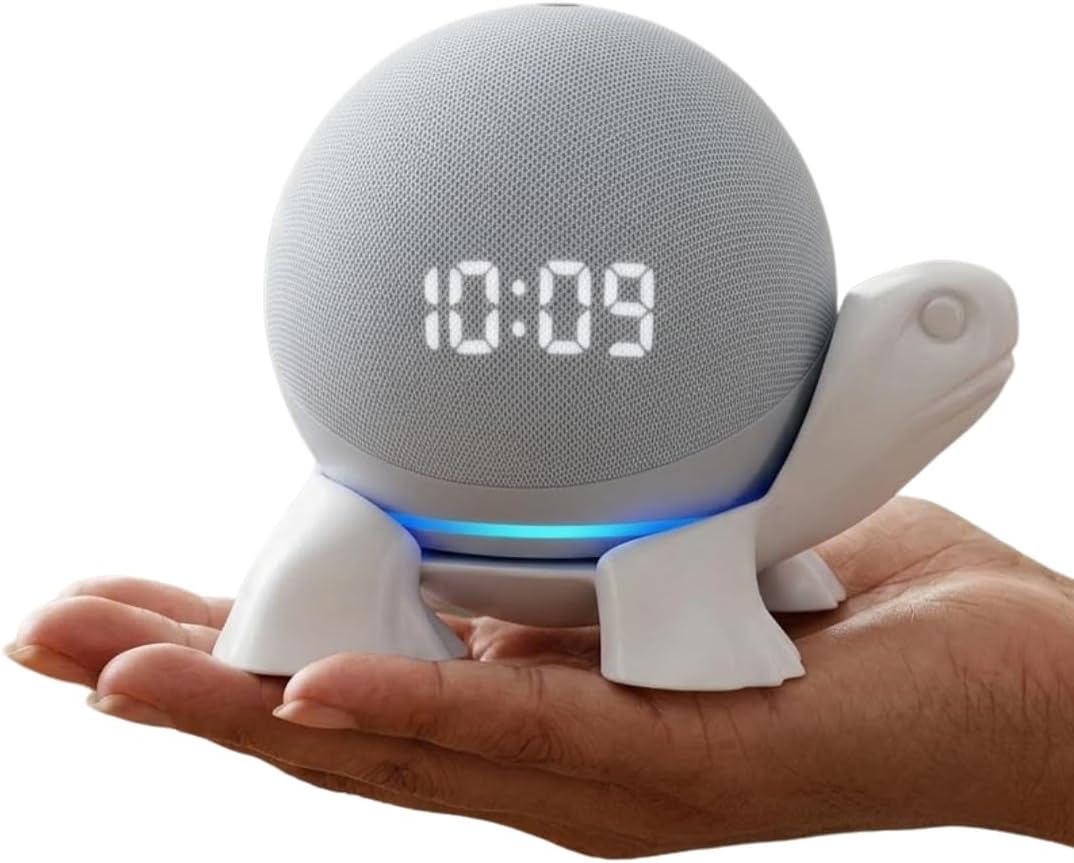 Turtle Echo Dot Holder Stand for Echo Dot 4th/5th Generation & HomePod Mini, Unique Turtle Stand Holder Mount, Accessories Speaker, Dot Stand Holder for Echo Dot & HomePod Mini, Echo Dot Holder Stand