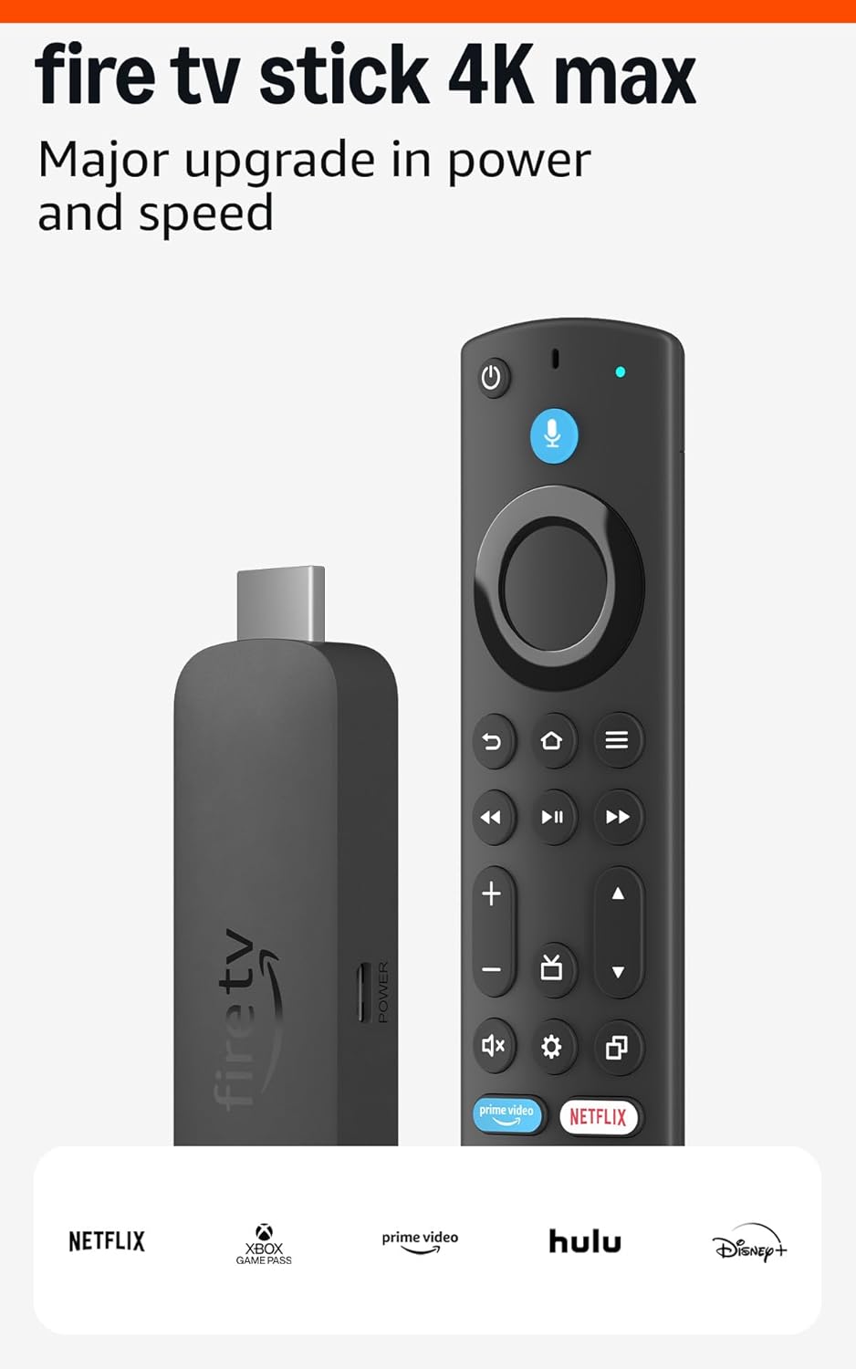 Like-New Amazon Fire TV Stick 4K Max streaming device, with AI-powered Fire TV Search, supports Wi-Fi 6E, free & live TV without cable or satellite, find shows faster with Alexa+