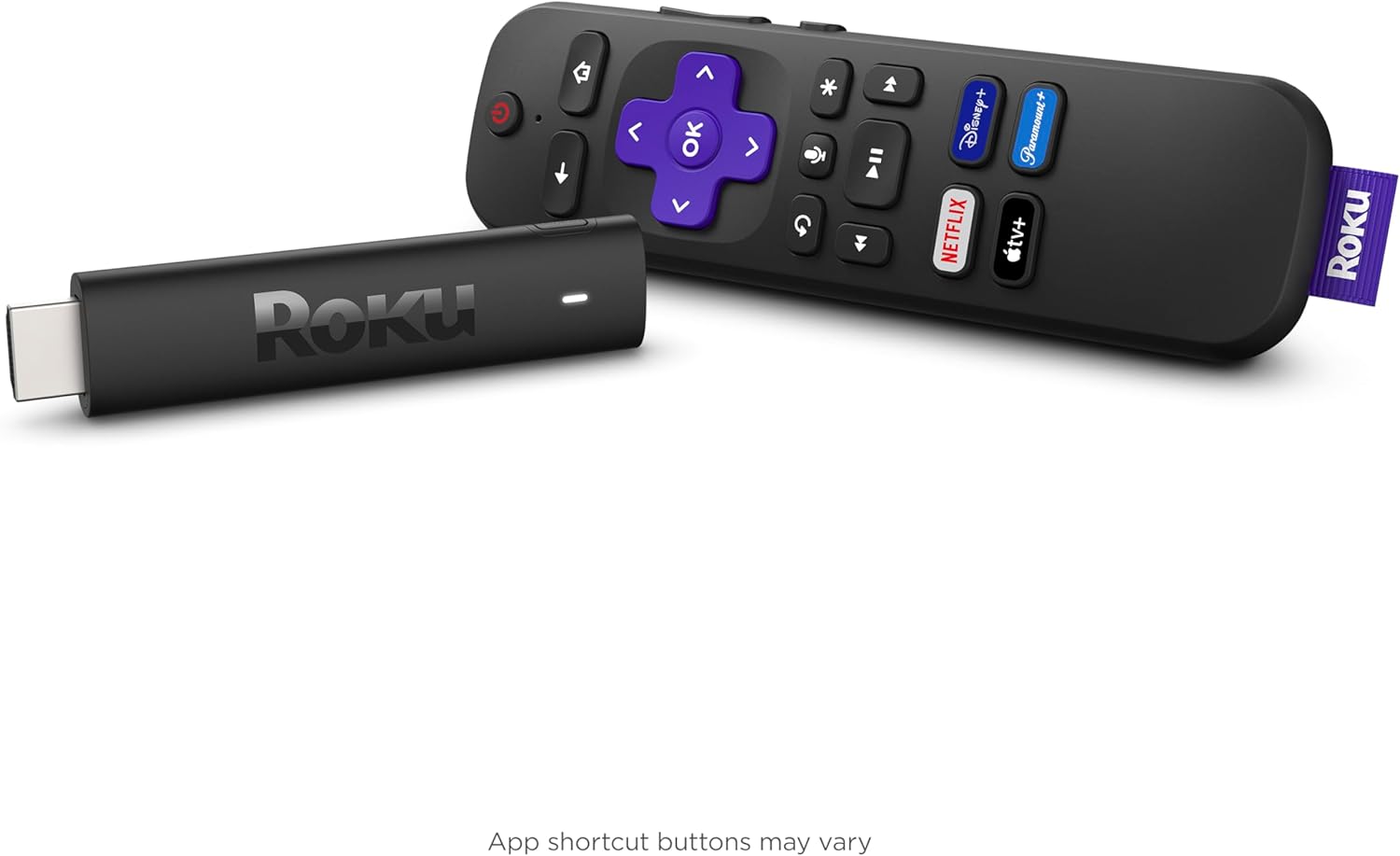 Roku Streaming Stick 4K – HDR & D. Vision Roku Streaming Device for TV with Voice Remote & Long-Range Wi-Fi – Free & Live TV (Renewed)