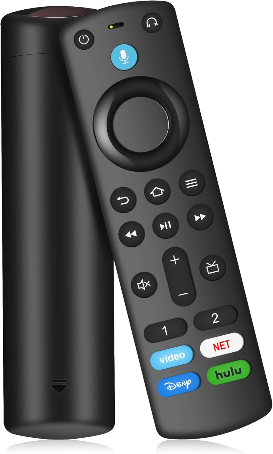 Yalanle Replacement Voice Remote Control for Fire Series, for Smart TVs (3rd Gen), TV Stick (2nd/3rd Gen)/Lite/HD/Cube, 4K Max/4K (1st/2nd Gen), Fit for Insignia/Pioneer Hisense and TCL Smart TV, 5th