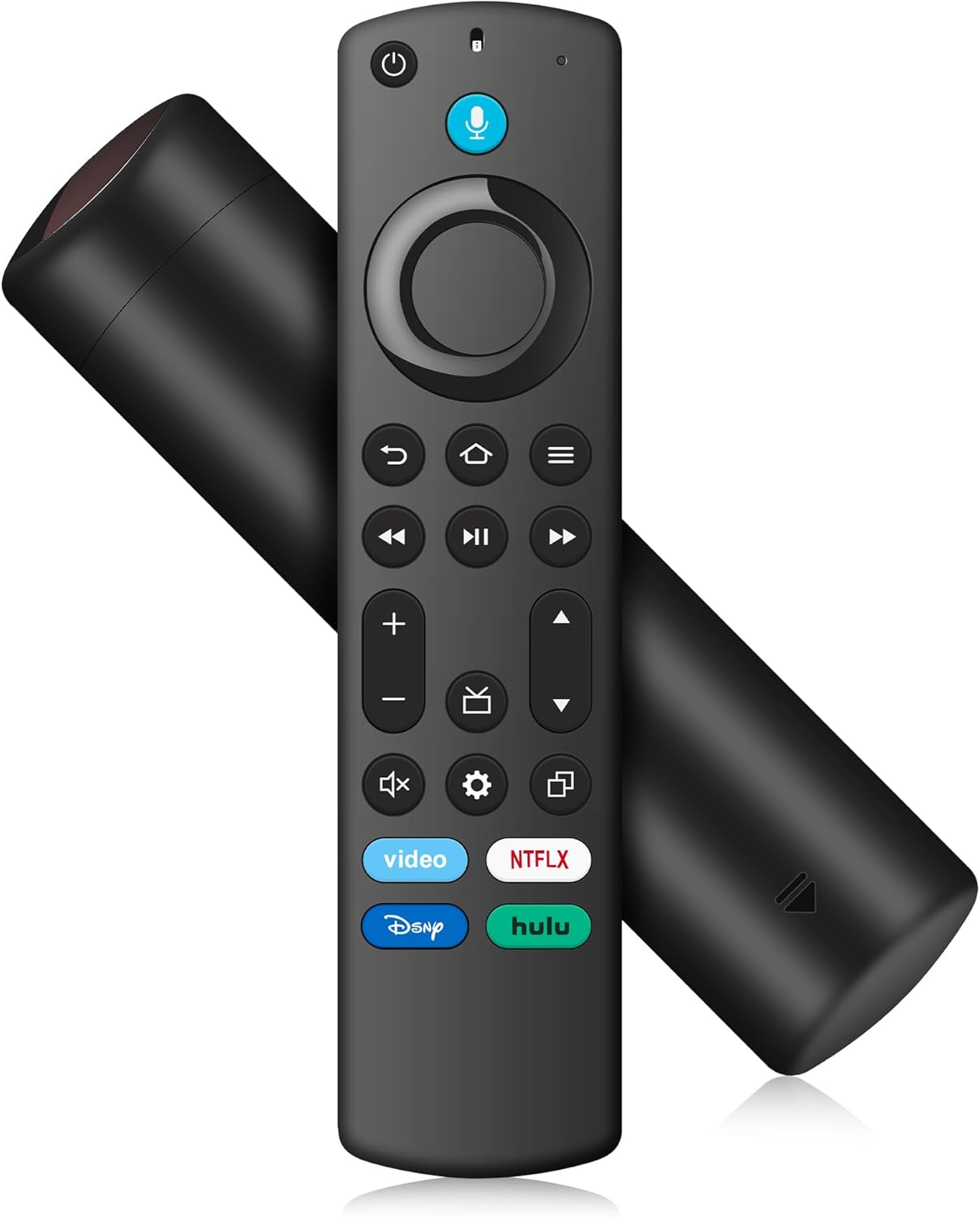 Replacement Voice Remote Control Compatible with Fire Smart TV Stick(2nd Gen/3rd Gen/Lite/4K Max/Cube/HD), TV Stick 4K(1st/2nd Gen), Smart TVs 3rd Gen N0t for Samsung/ROKU-TVs White Button