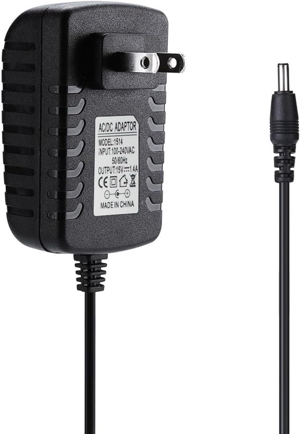 21W Power Adapter Replacement Echo Charger DC Plug 3.5×1.35mm Compatible with Echo 1st & 2nd Generation, Echo Look Camera, Fire TV 2nd Gen, 15V AC Adapter Power Cord