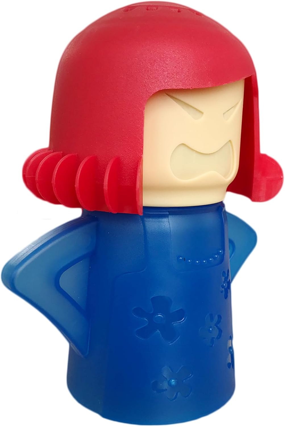 Microwave Cleaner Microwave Oven Cleaner High Temperature Steam Cleaning Equipment Tool Fridge Deodorized Easily Crud Steam Cleans Add Vinegar and Water Angry Mama (Blue)