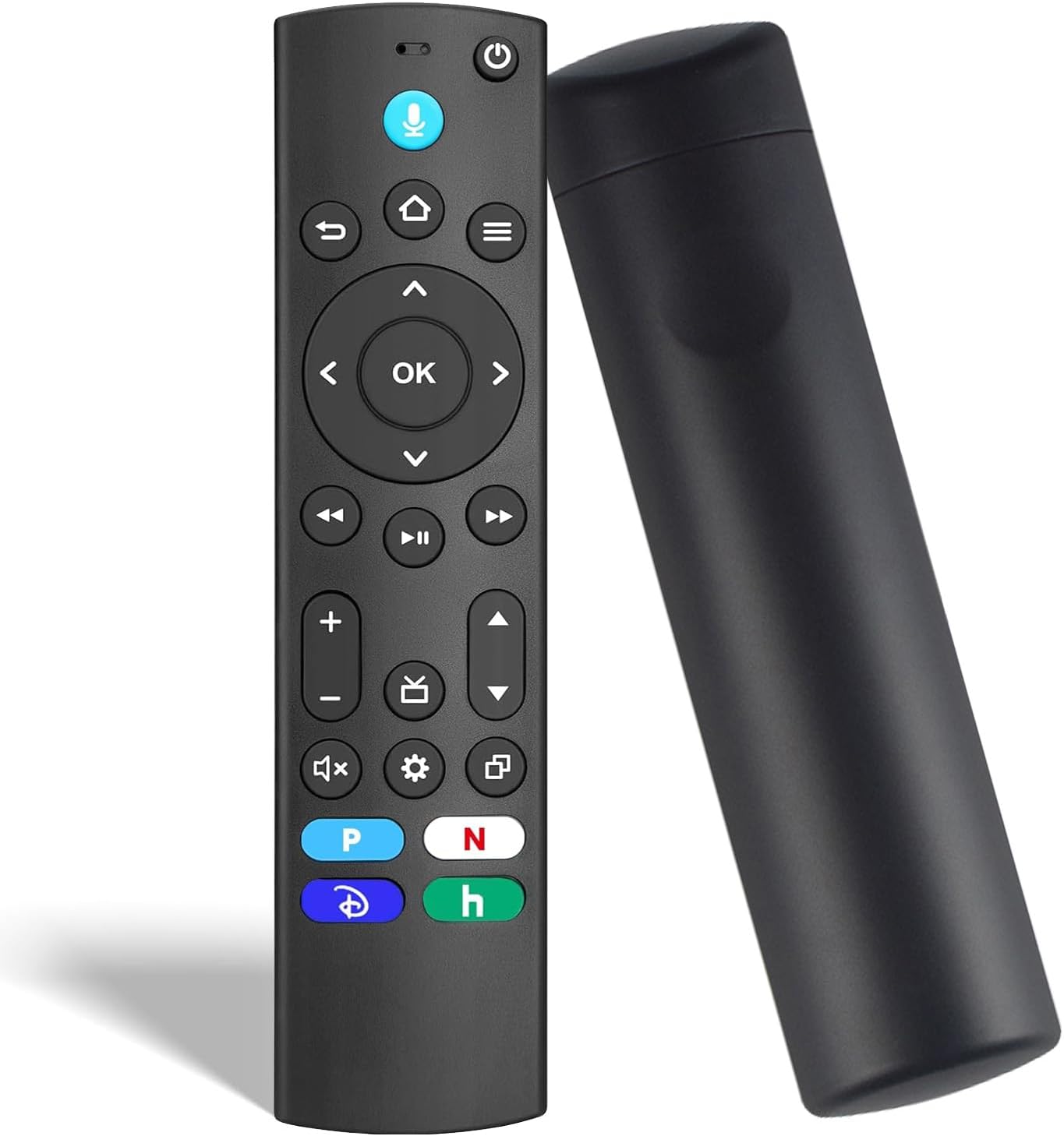 Replacement Remote with Voice for Amazon Fire TV Stick (HD, 4K, Max, Lite) & Cube Streaming Device, Compatible with Amazon Omni, 4-Series and Toshiba Fire TV Edition Smart TVs