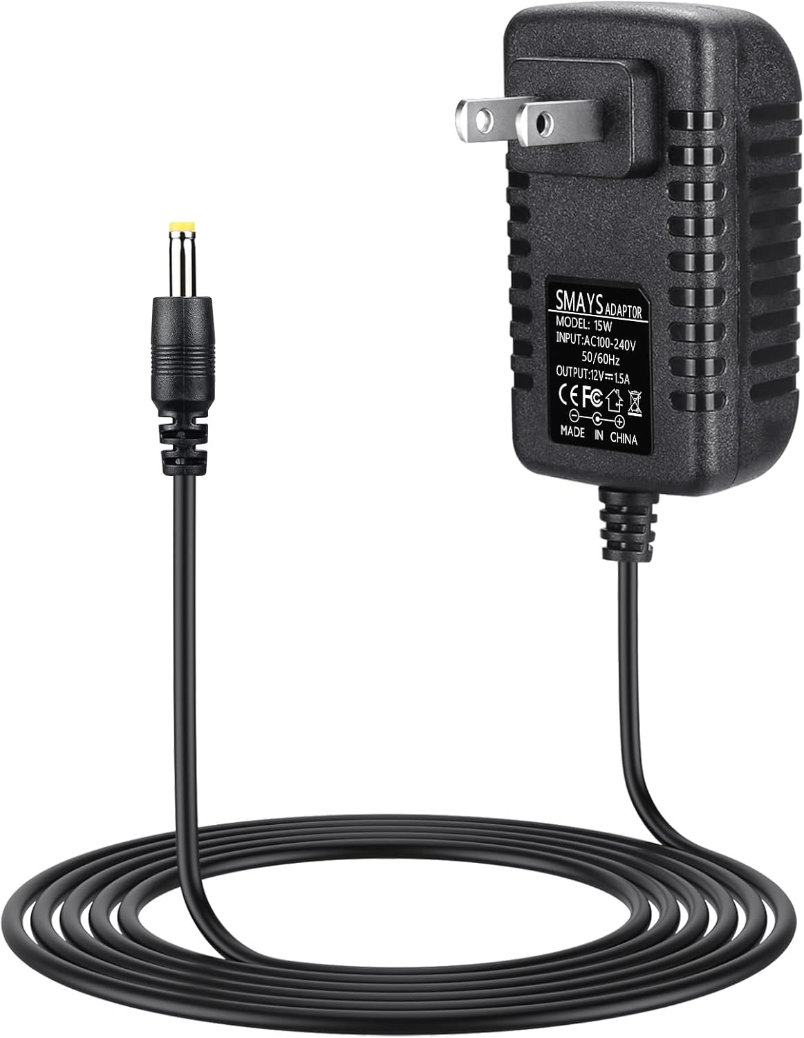 15W Power Cord Replacement for Alexa Echo Dot 3rd Gen / 4th Gen / 5th Gen, Echo Pop, Echo Show 5 2nd Generation 2021