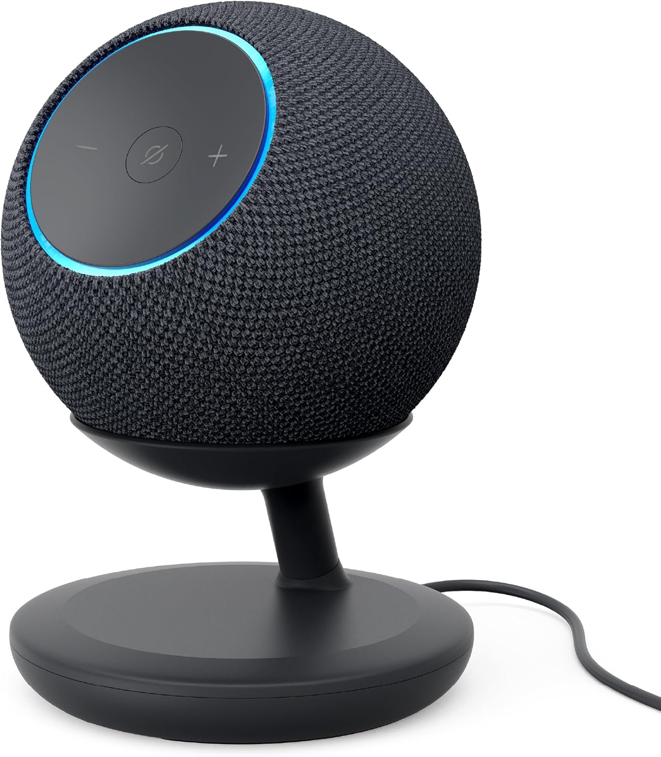 Echo Dot Max Bundle: Includes Amazon Echo Dot Max (newest model) | Graphite and Stand with USB-C charging ports | Graphite