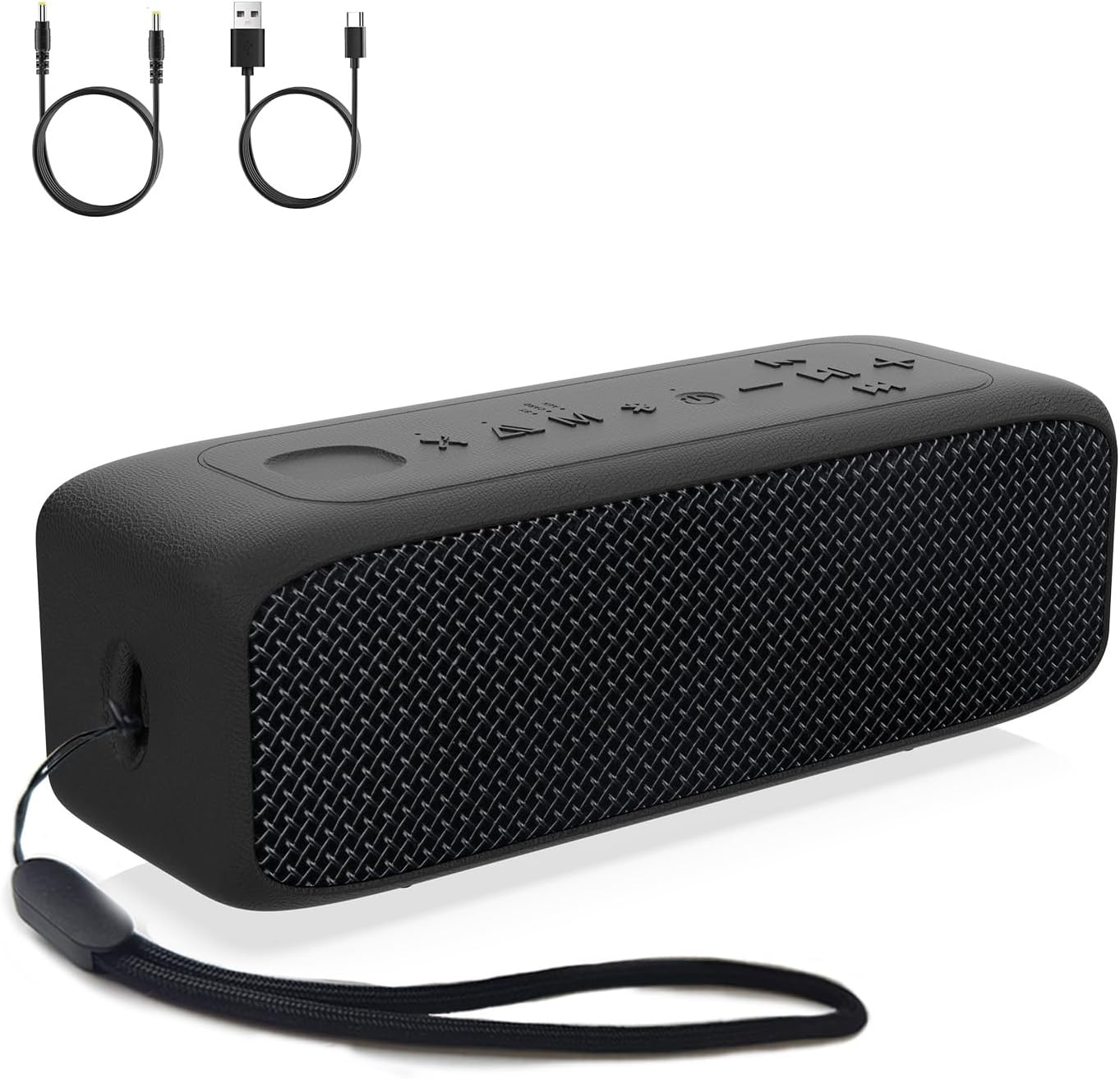 JUOVI Bluetooth Speaker,20W Stereo Sound,Wireless Speaker with Bluetooth 6.0,24H Playtime,IP68 Waterproof Shower Speaker,TWS Pairing, Support TF Card,AUX 3.5mm Input,Speaker for Home,Outdoor,Travel