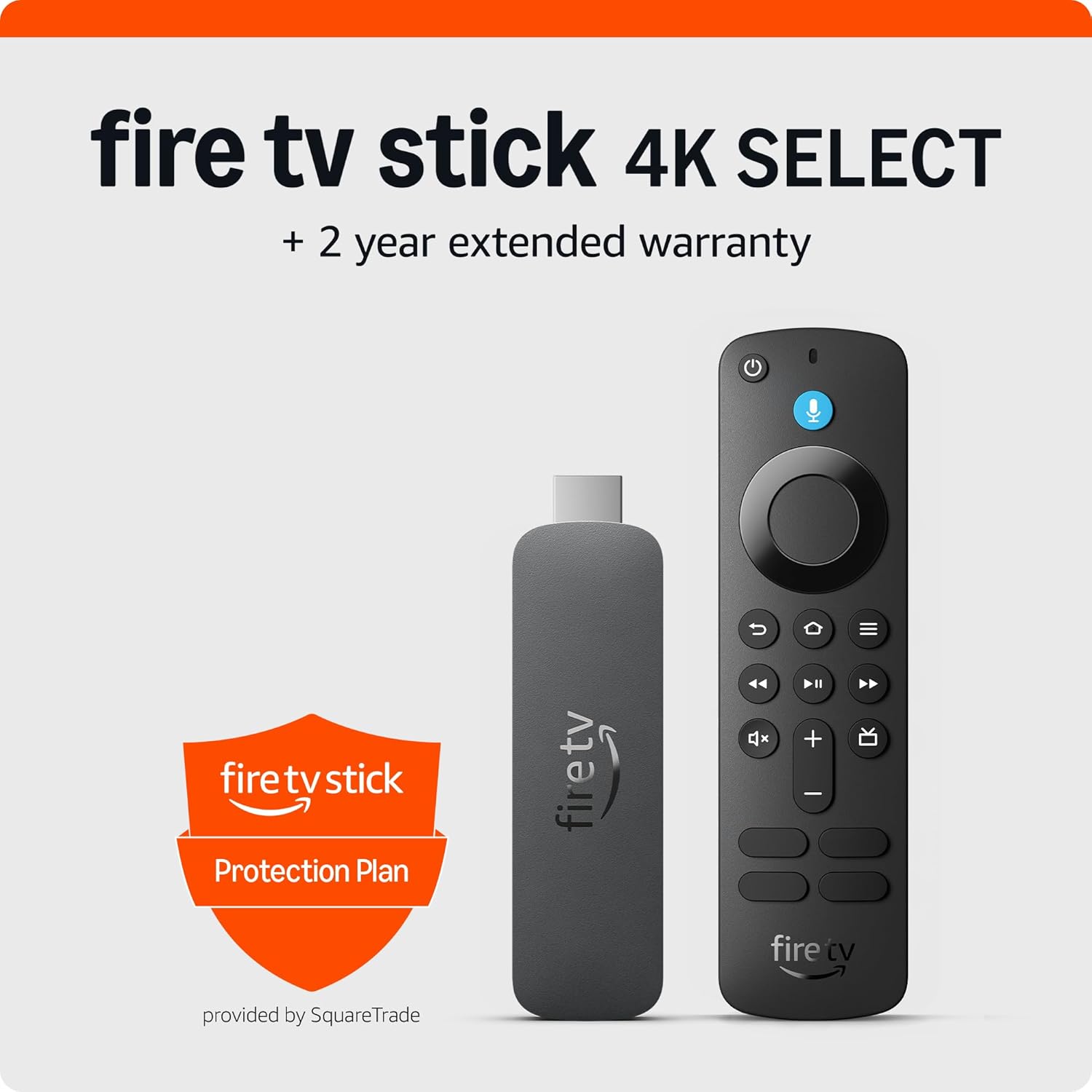 Amazon Fire TV Stick 4K Select bundle with 2-Year Protection Plan