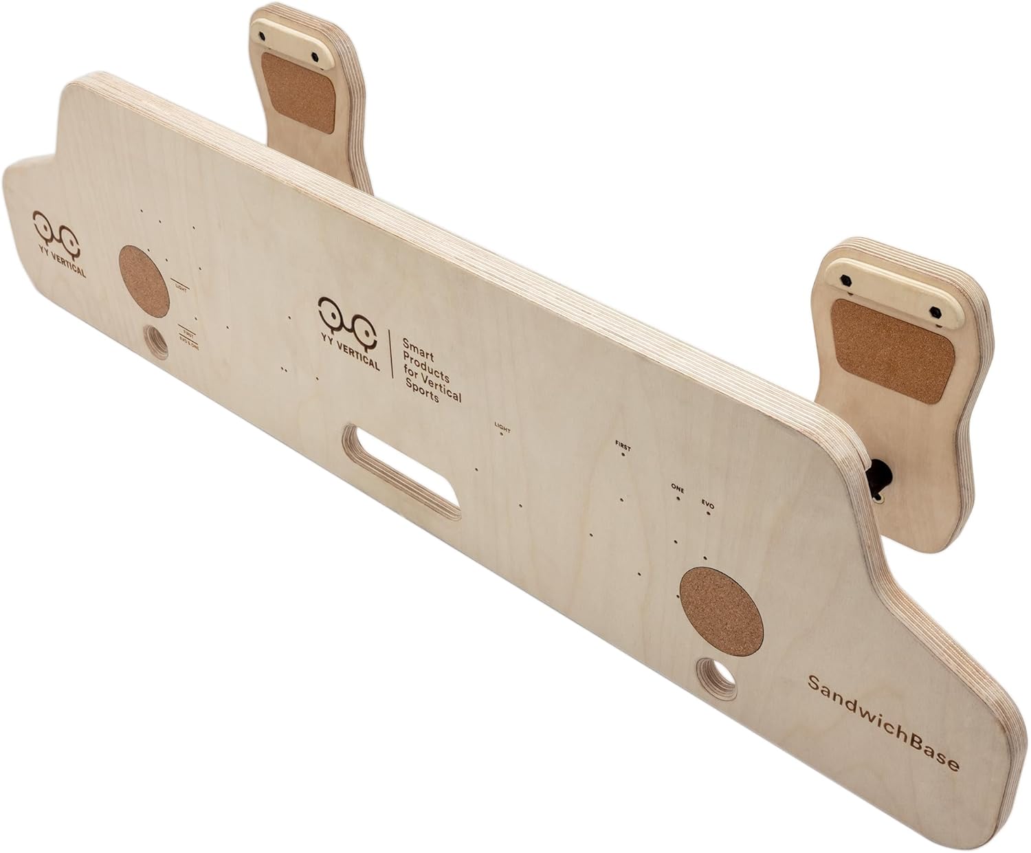 YY Vertical SandwichBase Hangboard Support (No Hangboard Included) – No Drilling, Ultra-Stable Door Frame Mount for Climbing Training | Fits All VerticalBoards | Adjustable Design – Patented Design