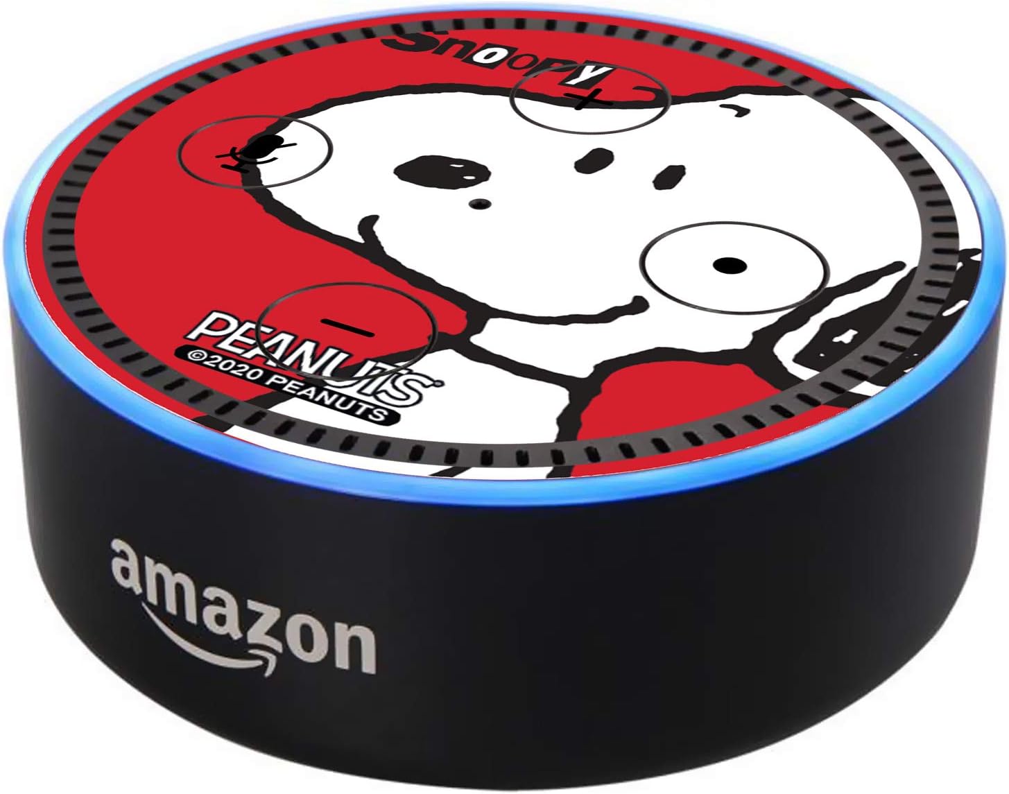 Head Case Designs Officially Licensed Peanuts Snoopy Character Fun Vinyl Sticker Skin Decal Cover Compatible with Amazon Echo Dot (2nd Gen) – Skin only Echo Dot (2nd Gen) is NOT Included