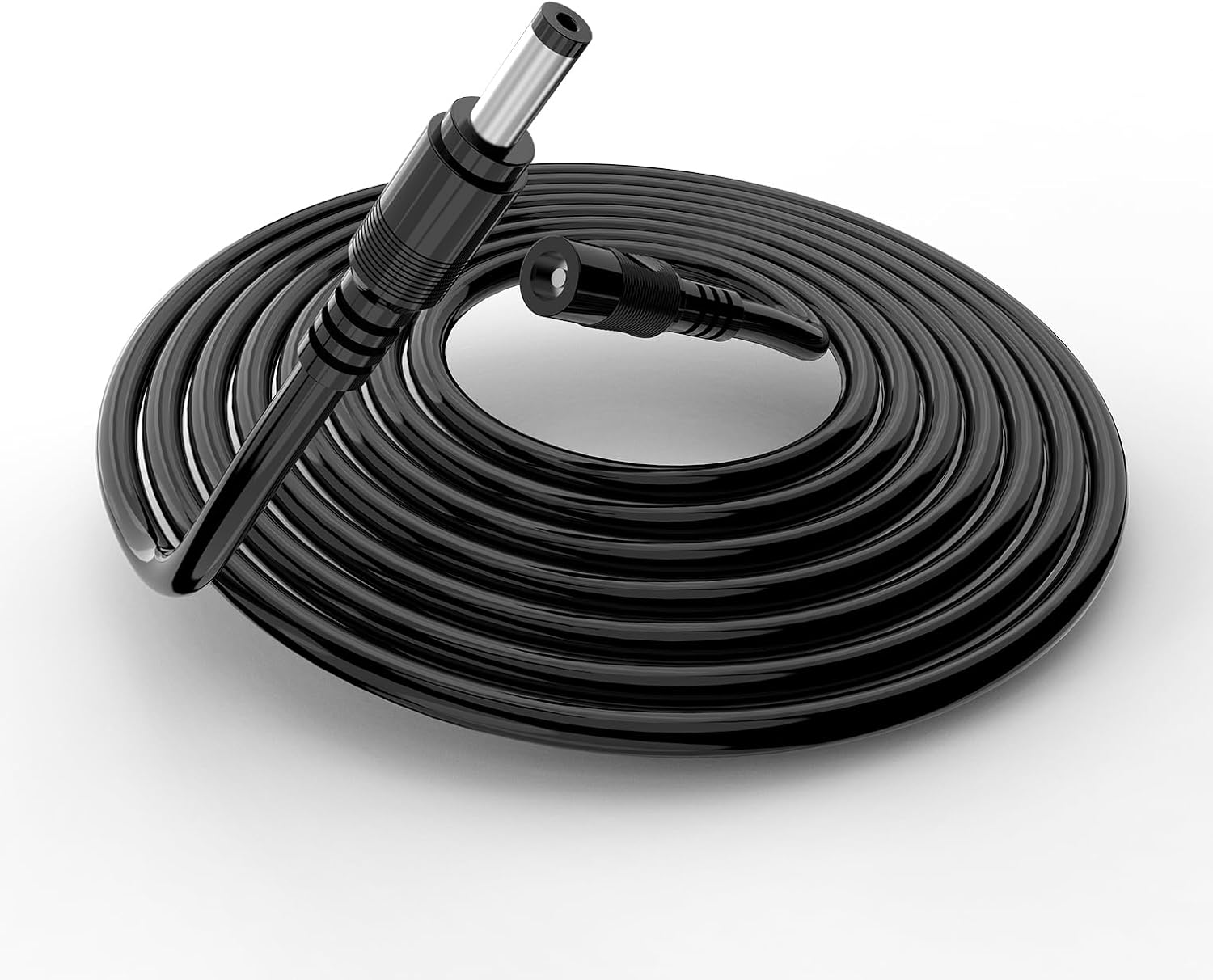 Tonton 15W 10Ft Echo Dot Show Extension Cord Replacement 12V 1.25A for Alexa Echo Dot (3rd 4th Gen), Echo Dot with Clock, Echo Dot Kids Edition, Echo Show 5, Echo Spot, Fire TV Cube(Black, 20AWG)