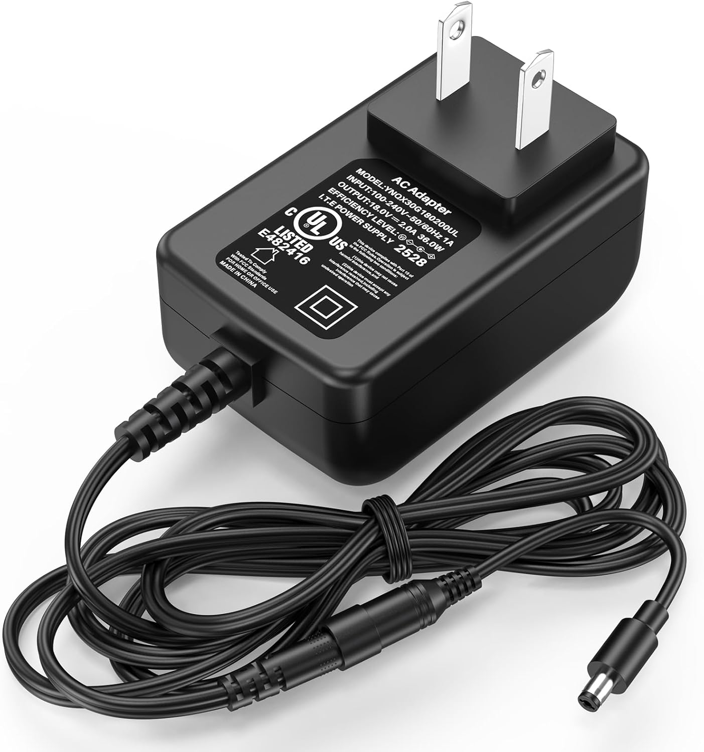 18V Charger for Echo 3rd 4th Gen Speaker with Alexa Power Cord AC DC Adapter for Echo 3rd 4th Generation, for Echo Show 8, Show 10, Show 15, for Echo Show 2nd Gen, Plus 2nd Gen Power Supply