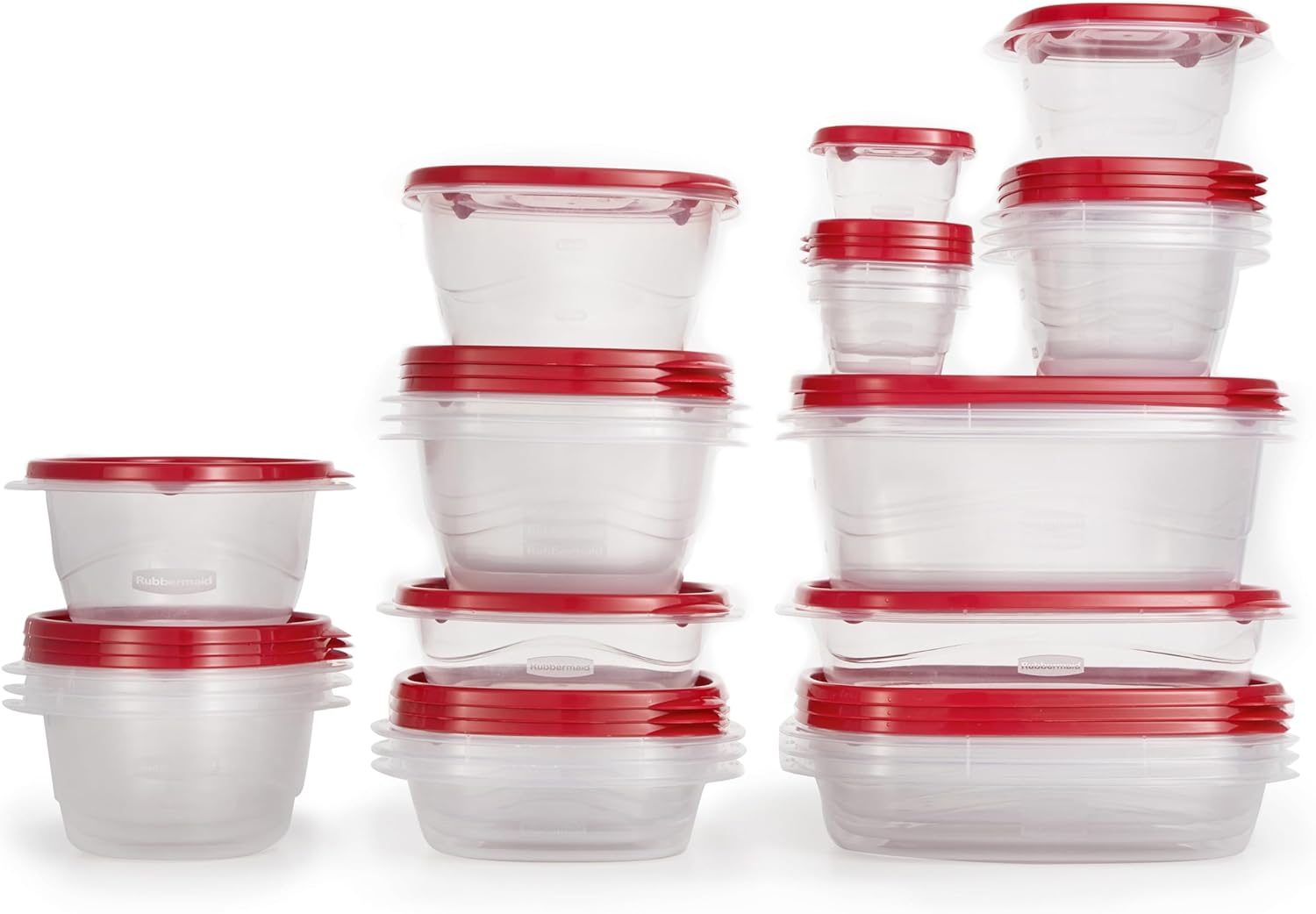 Rubbermaid TakeAlongs Food Storage Containers Set of 26 Clear