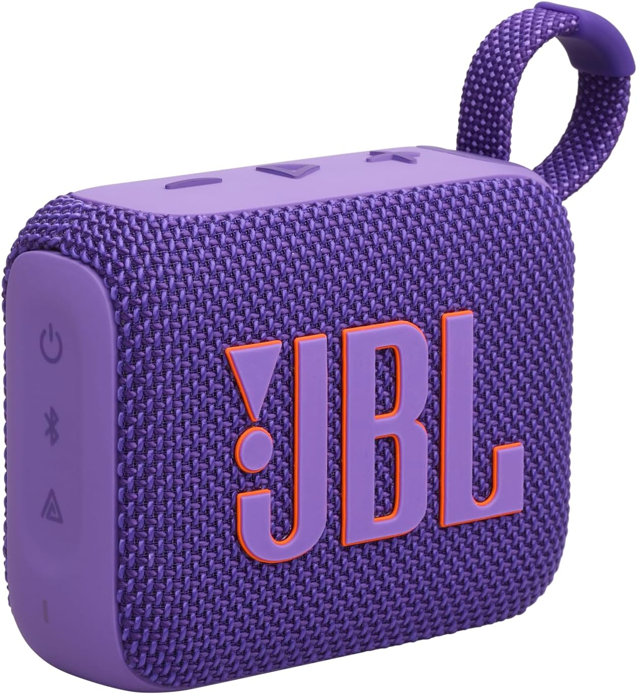 JBL Go 4 – Ultra-Portable, Waterproof and Dustproof Bluetooth Speaker, Big JBL Pro Sound with Punchy bass, 7-Hour Built-in Battery, Made in Part with Recycled Materials (Purple)