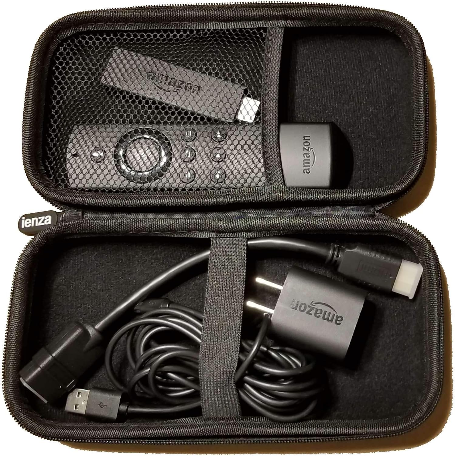 ienza Protective Travel Case for FireStickTV, AllNew FireTV4K UltraHD, Chromecast, Roku Streaming Stick and Similar Devices (Case Only)