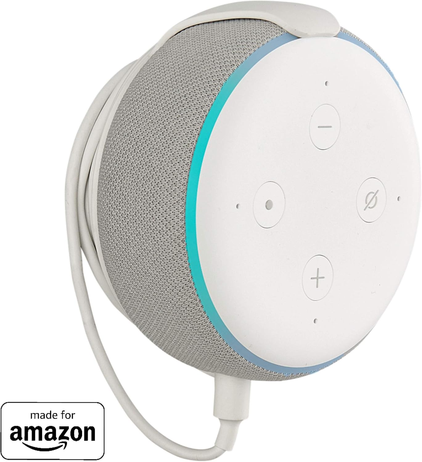 Made for Amazon Mount for Echo Dot (3rd Gen) – White