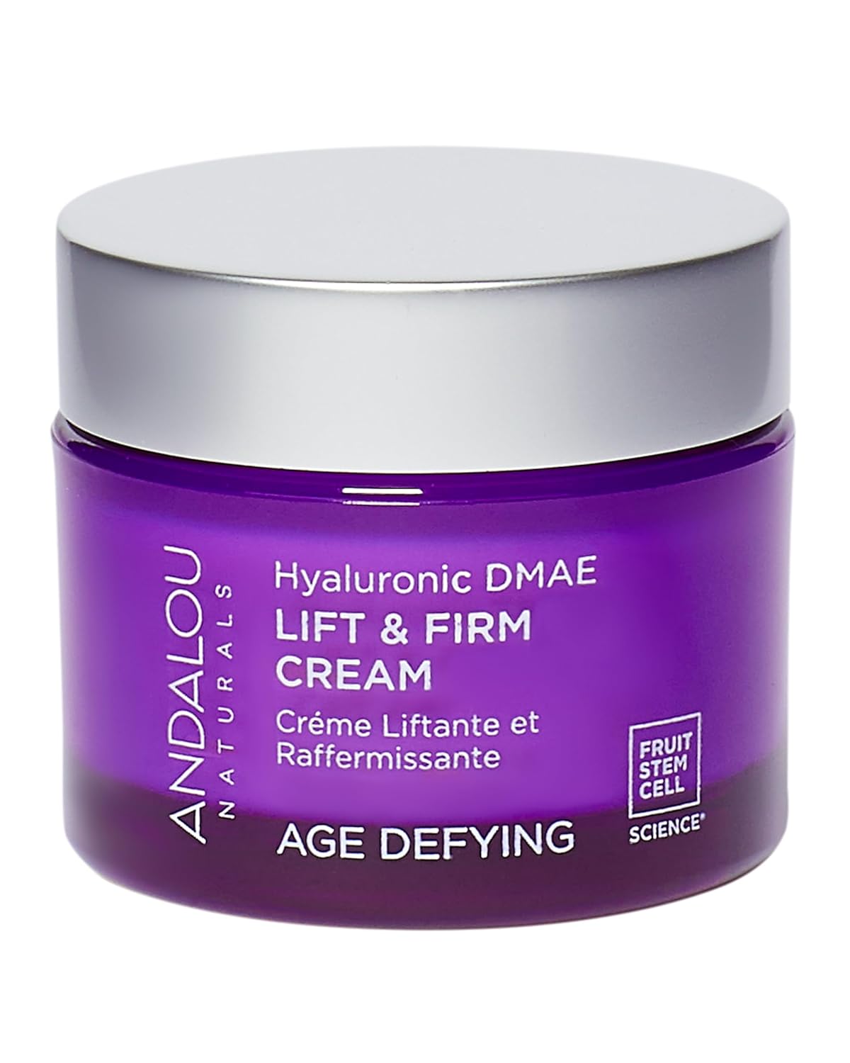 Andalou Naturals Hyaluronic DMAE Lift & Firm Skin Cream | Anti Aging Face Moisturizer with Hyaluronic Acid | Helps Reduce Fine Lines & Wrinkles | 1.7 oz