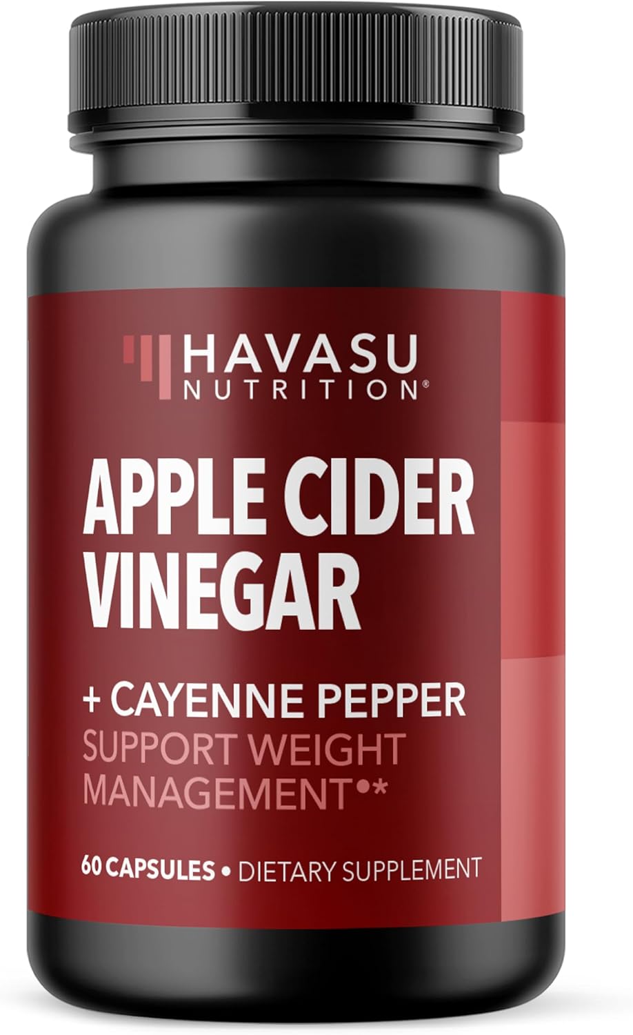 Apple Cider Vinegar Capsules with Cayenne Pepper – Bloating Relief and Appetite Suppressant – 500mg ACV and 20mg Capsicum Annuum Per Serving Unflavored – 60 Count – Vegan, Non-GMO – 2 Month Supply