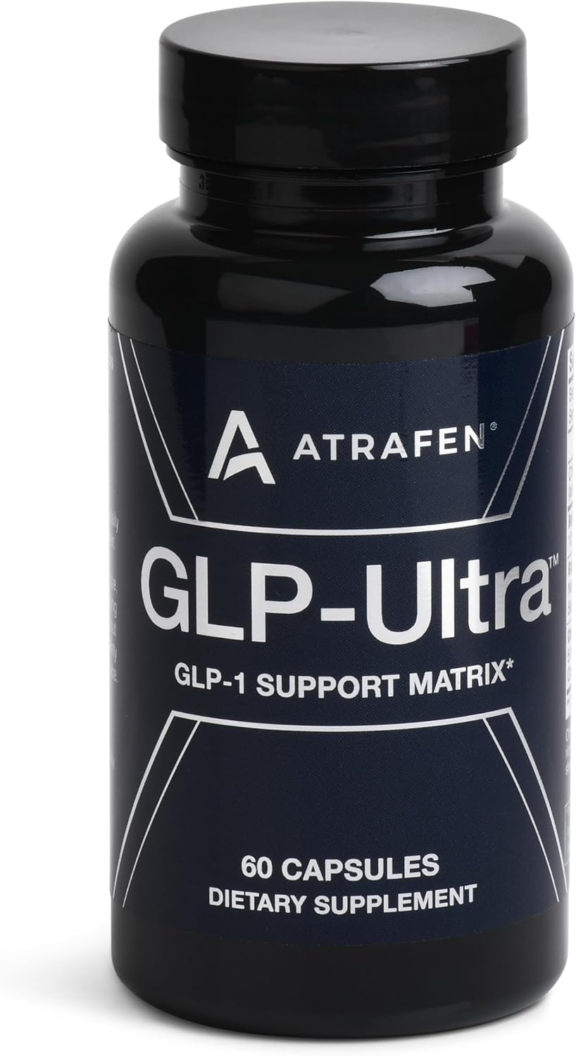 Atrafen GLP Ultra GLP-1 Activator Diet & Weight Loss Supplement Fat Burner, Appetite Suppressant & Metabolism Support 60 Capsules